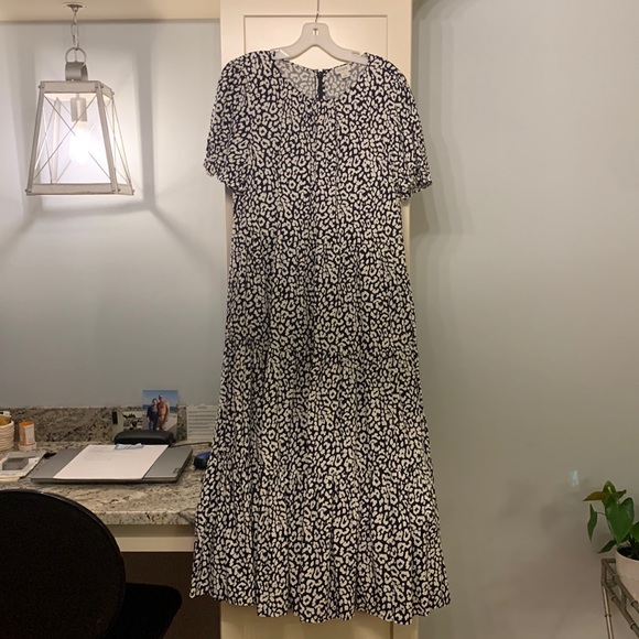 Navy Blue J. Crew Midi Dress